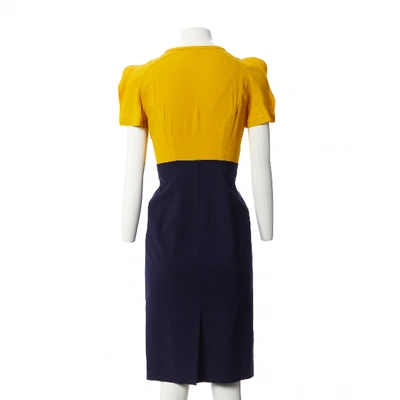 Pre-owned Fendi Yellow Dress