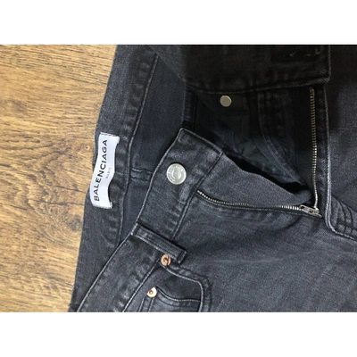 Pre-owned Balenciaga Slim Jeans In Black