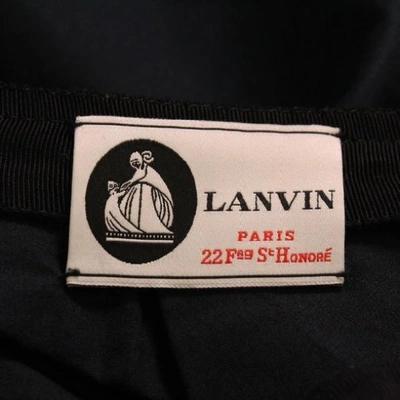 Pre-owned Lanvin Mini Skirt In Blue