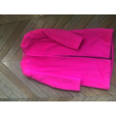 Pre-owned Francesco Scognamiglio Pink Wool Coat