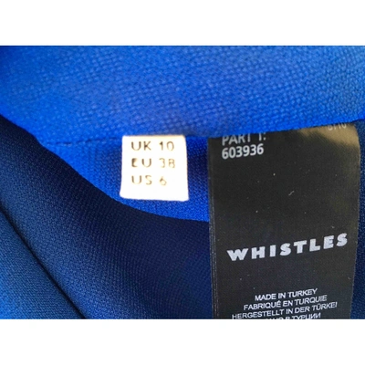 Pre-owned Whistles Dress In Blue