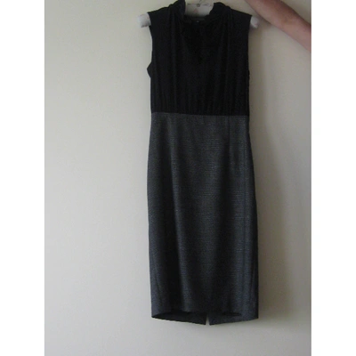 Pre-owned Moschino Cheap And Chic Grey Wool Dress
