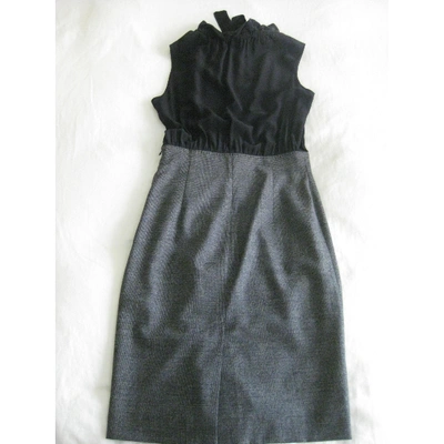 Pre-owned Moschino Cheap And Chic Grey Wool Dress