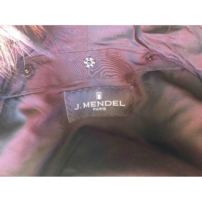 Pre-owned J Mendel Silk Biker Jacket In Black