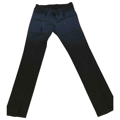 Pre-owned Neil Barrett Straight Jeans In Black