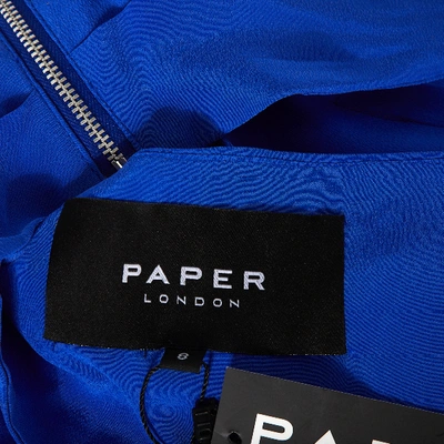 Pre-owned Paper London Silk Top In Blue