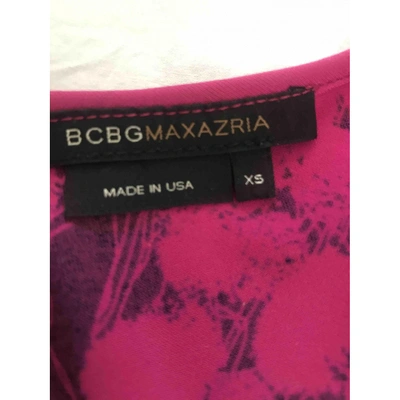 Pre-owned Bcbg Max Azria Mini Dress In Pink