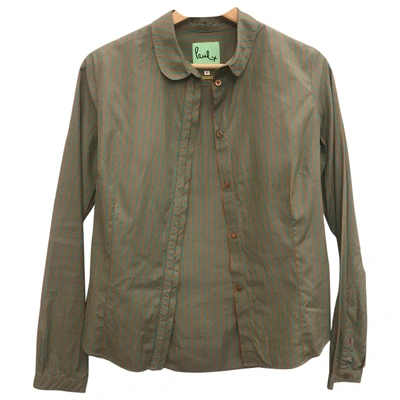 Pre-owned Paul Smith Shirt In Camel