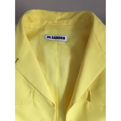 Pre-owned Jil Sander Jacket In Yellow