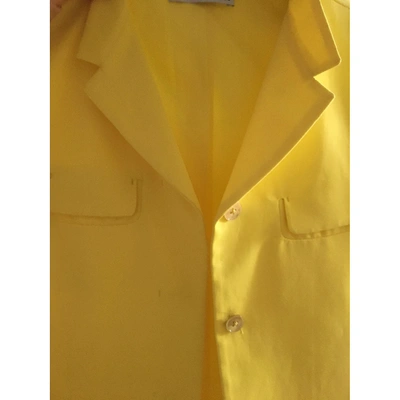 Pre-owned Jil Sander Jacket In Yellow
