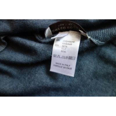 Pre-owned Roberto Collina Cashmere Top In Blue