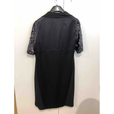 Pre-owned Antonio Marras Silk Mid-length Dress In Black