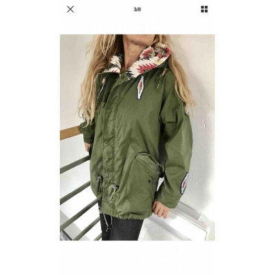 Pre-owned As65 Green Cotton Coat