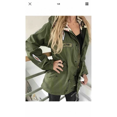 Pre-owned As65 Green Cotton Coat