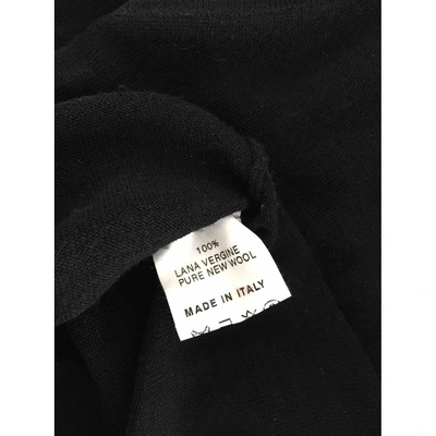 Pre-owned Gucci Wool Jersey Top In Black