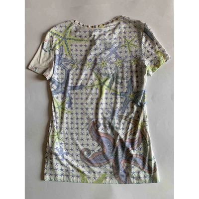 Pre-owned Versace Metallic Viscose Top