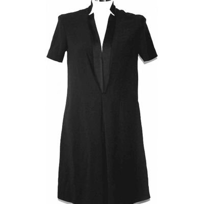 Pre-owned Genny Mid-length Dress In Black