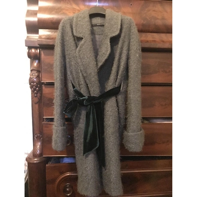Pre-owned Maurizio Pecoraro Wool Coat In Grey
