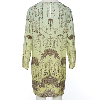 Pre-owned Matthew Williamson Silk Mid-length Dress In Green