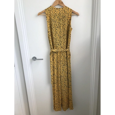 Pre-owned Michael Kors Yellow Cotton Jumpsuit