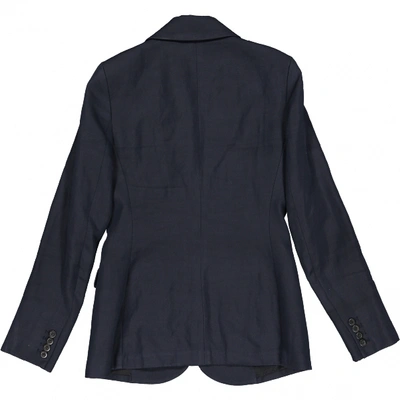 Pre-owned The Row Blazer In Navy