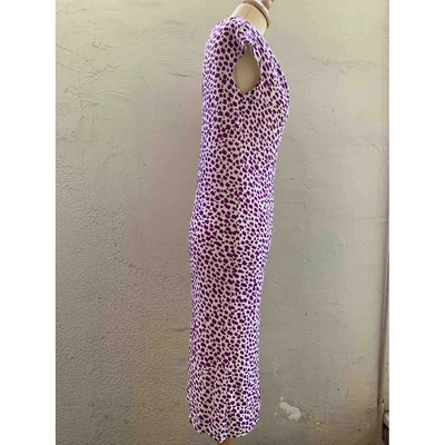 Pre-owned Balenciaga Mid-length Dress In Purple