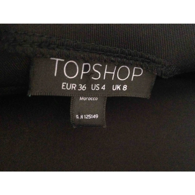 Pre-owned Topshop Mid-length Dress In Black