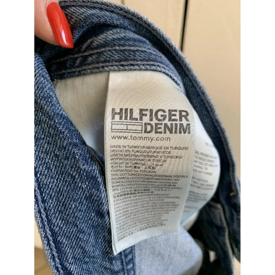 Pre-owned Tommy Hilfiger Blue Cotton - Elasthane Jeans