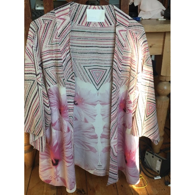 Pre-owned Athena Procopiou Silk Jacket In Multicolour