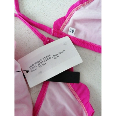 Pre-owned Laura Urbinati Two-piece Swimsuit In Pink