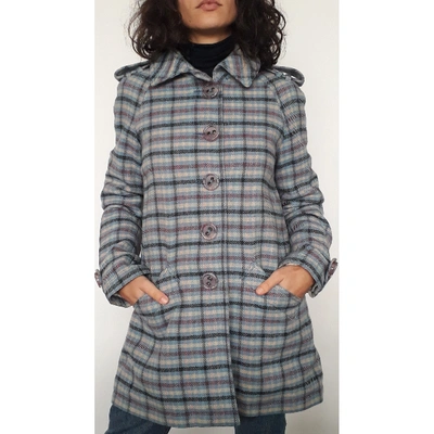 Pre-owned Marc Jacobs Wool Coat In Multicolour