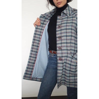 Pre-owned Marc Jacobs Wool Coat In Multicolour