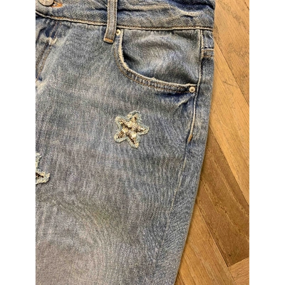 Pre-owned Zoe Karssen Straight Jeans In Blue