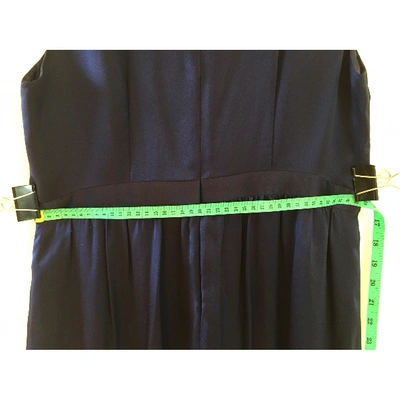 Pre-owned Jcrew Navy Silk Dress