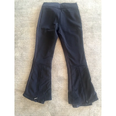 Pre-owned Prada Trousers In Black