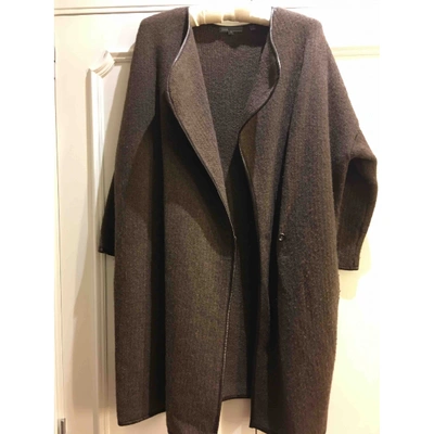Pre-owned Vince Wool Coat In Brown