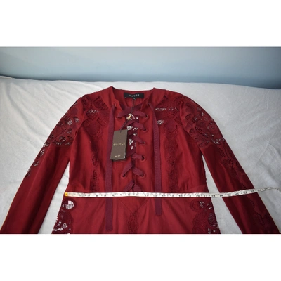 Pre-owned Gucci Mid-length Dress In Red