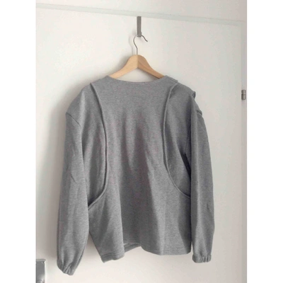 Pre-owned Vejas Grey Cotton  Top