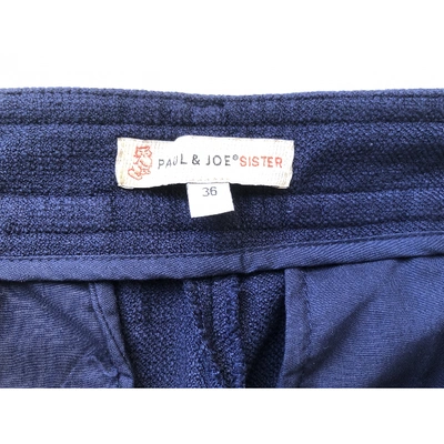 Pre-owned Paul & Joe Sister Large Pants In Blue