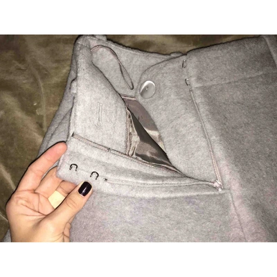 Pre-owned Carven Grey Wool Shorts