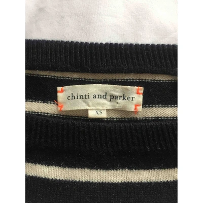 Pre-owned Chinti & Parker Navy Cashmere Knitwear