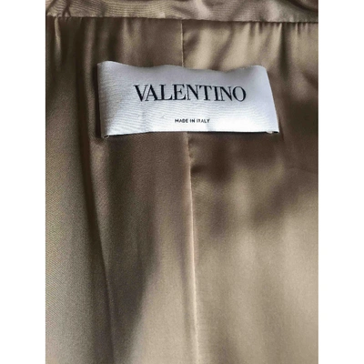 Pre-owned Valentino Silk Jacket In Gray