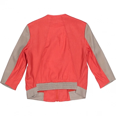 Pre-owned Helmut Lang Linen Jacket In Red