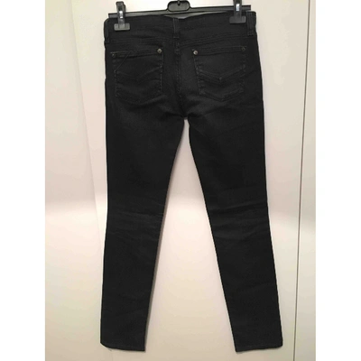 Pre-owned Zadig & Voltaire Black Cotton - Elasthane Jeans