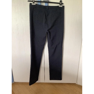 Pre-owned Romeo Gigli Straight Pants In Blue