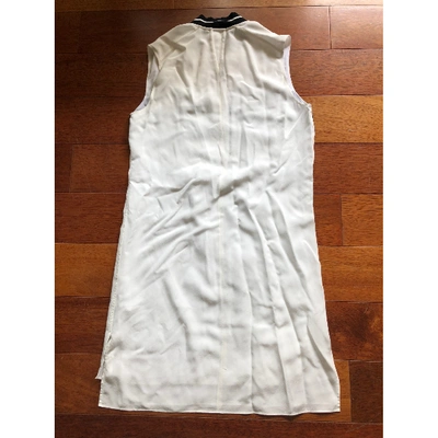 Pre-owned Rag & Bone Silk Dress In White