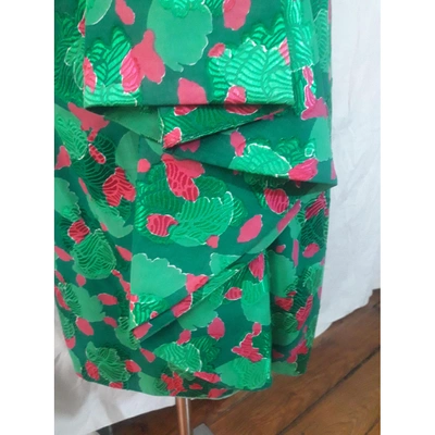 Pre-owned Carven Dress In Green