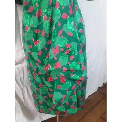 Pre-owned Carven Dress In Green
