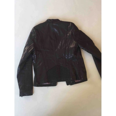 Pre-owned Blauer Leather Jacket In Black