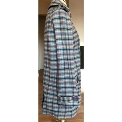 Pre-owned Marc Jacobs Wool Coat In Blue